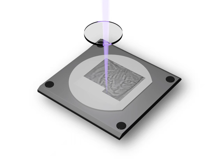 Large-Area Fabrication-aware Computational Diffractive Optics